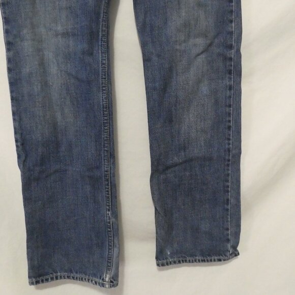 POLO RALPH LAUREN - 15911 | size 14 | Blue Cotton Distressed Denim Jeans - Picture 8 of 16